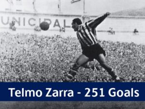 Telmo Zarra most laliga goals