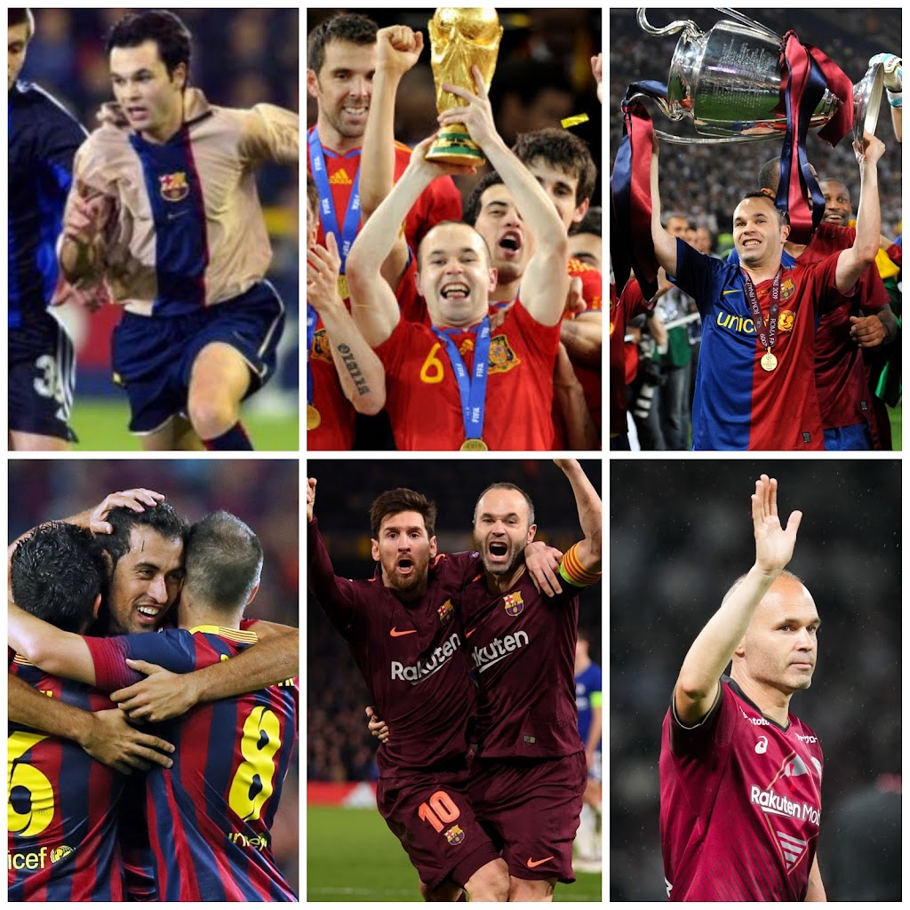 iniesta retirement post by footbolic