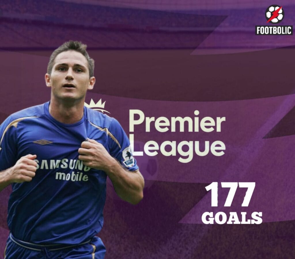 7. Frank Lampard - 177 Goals