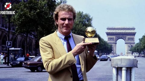 German football legend Karl-Heinz Rummenigge won two Ballon d’Or